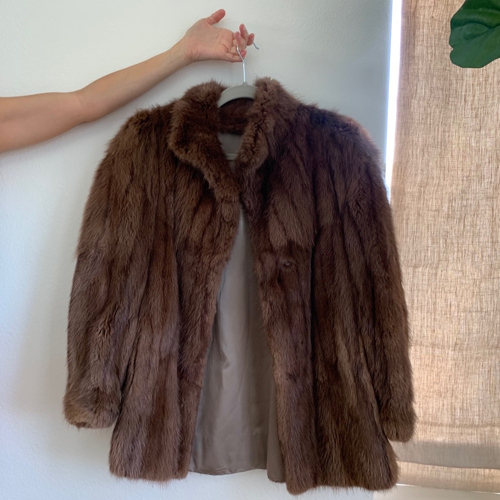 Authentic Vintage Beaver Fur Coat!! Gem